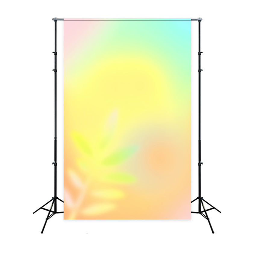 Gradient Photo Backdrop Sunrise Yellow Green Pink Blend Headshot Backdrop Ideas CSH62-46