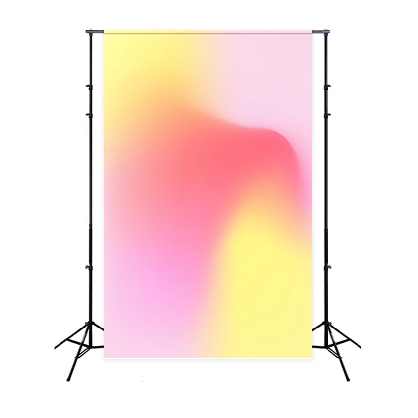 Gradient Backdrop Photography Peach Rose Pink Yellow Wash Headshot Backdrop Ideas CSH62-48