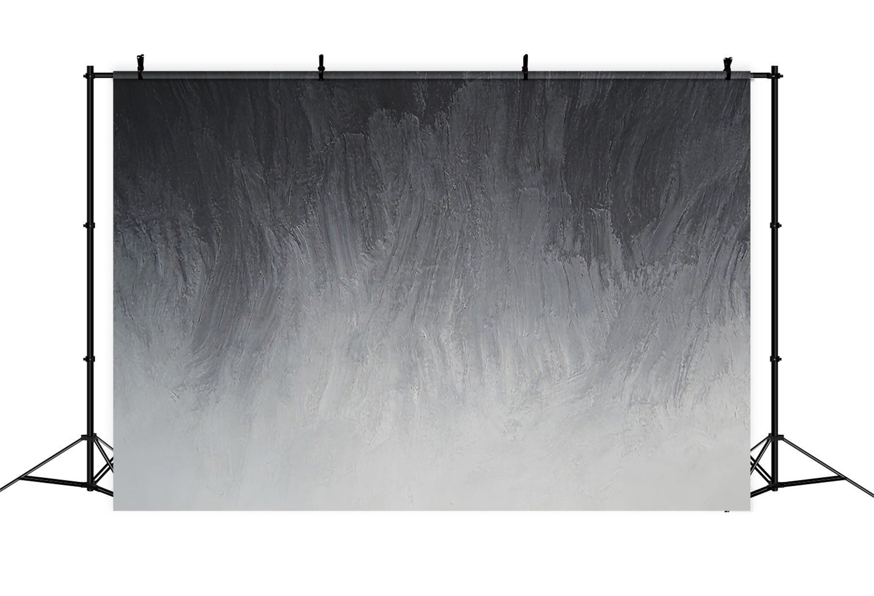 Grey Gradient Backdrop Charcoal Ombre Brush Strokes Backdrops For Headshots CSH62-53