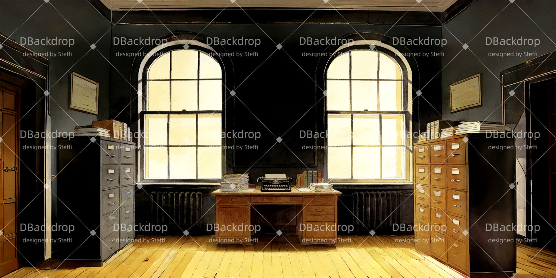 Movie Theater Backdrop Magazine Office Professional Stage Backdrops CSH63-T13