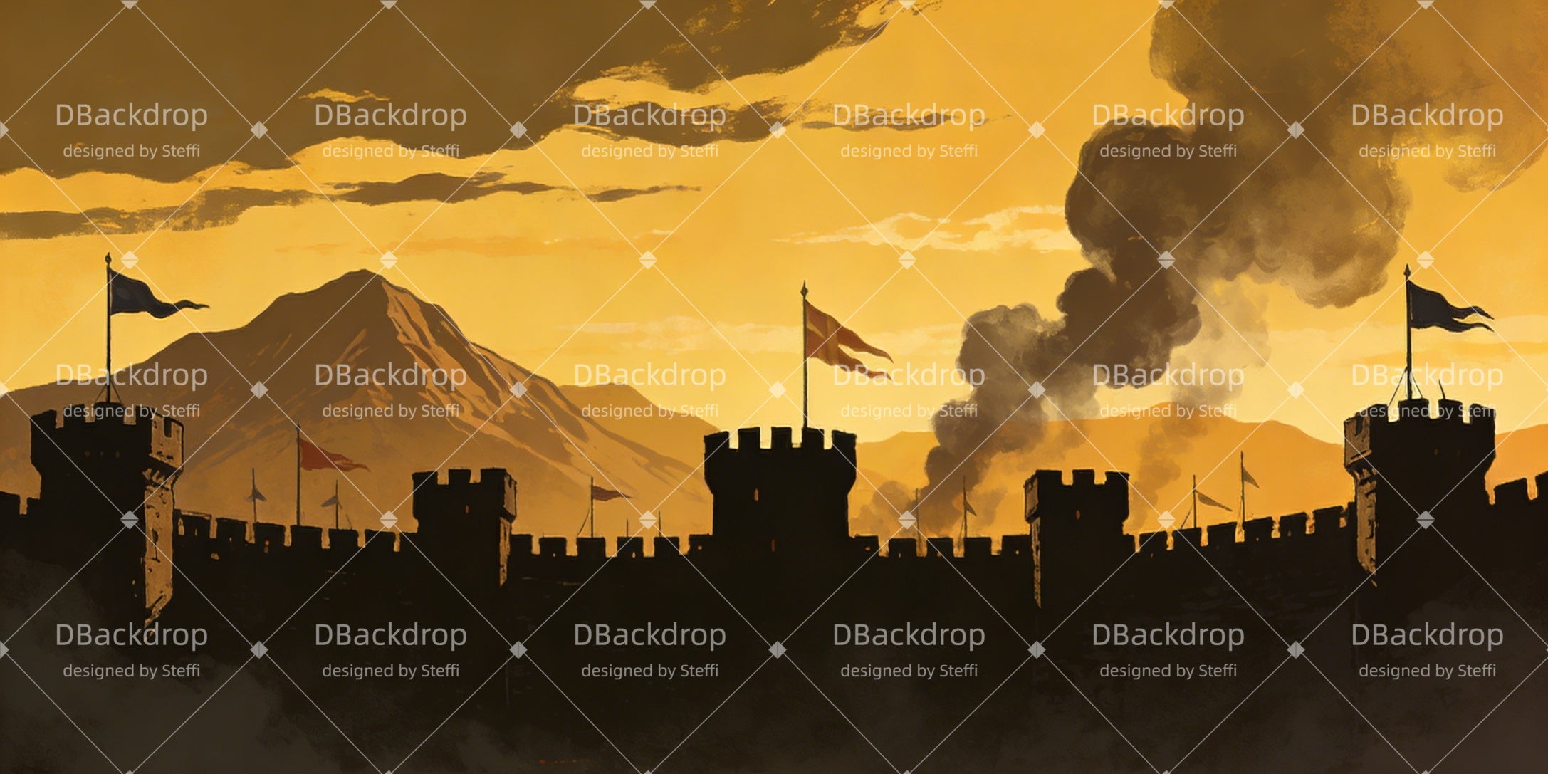 Professional Stage Backdrops War Epic Cheap Theater Backdrops CSH63-T30