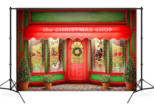 Christmas Shop Photography Backdrops DBD-19391