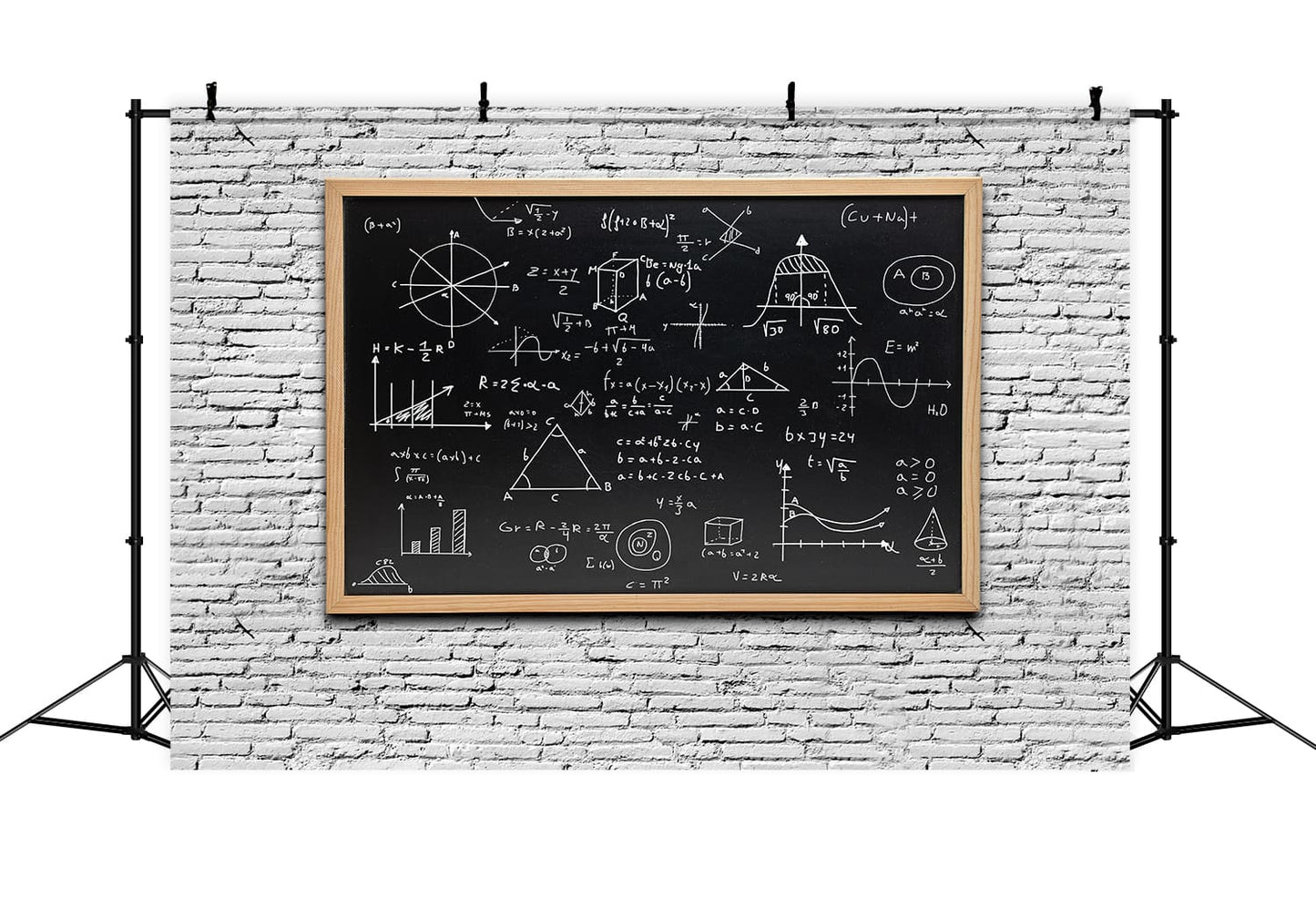 Math Equations Blackboard Back to School Backdrop DBD7-33 – Dbackdrop