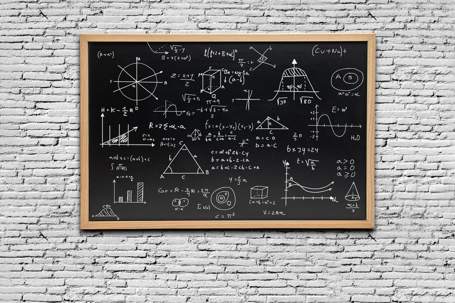 Math Equations Blackboard Back to School Backdrop DBD7-33 – Dbackdrop