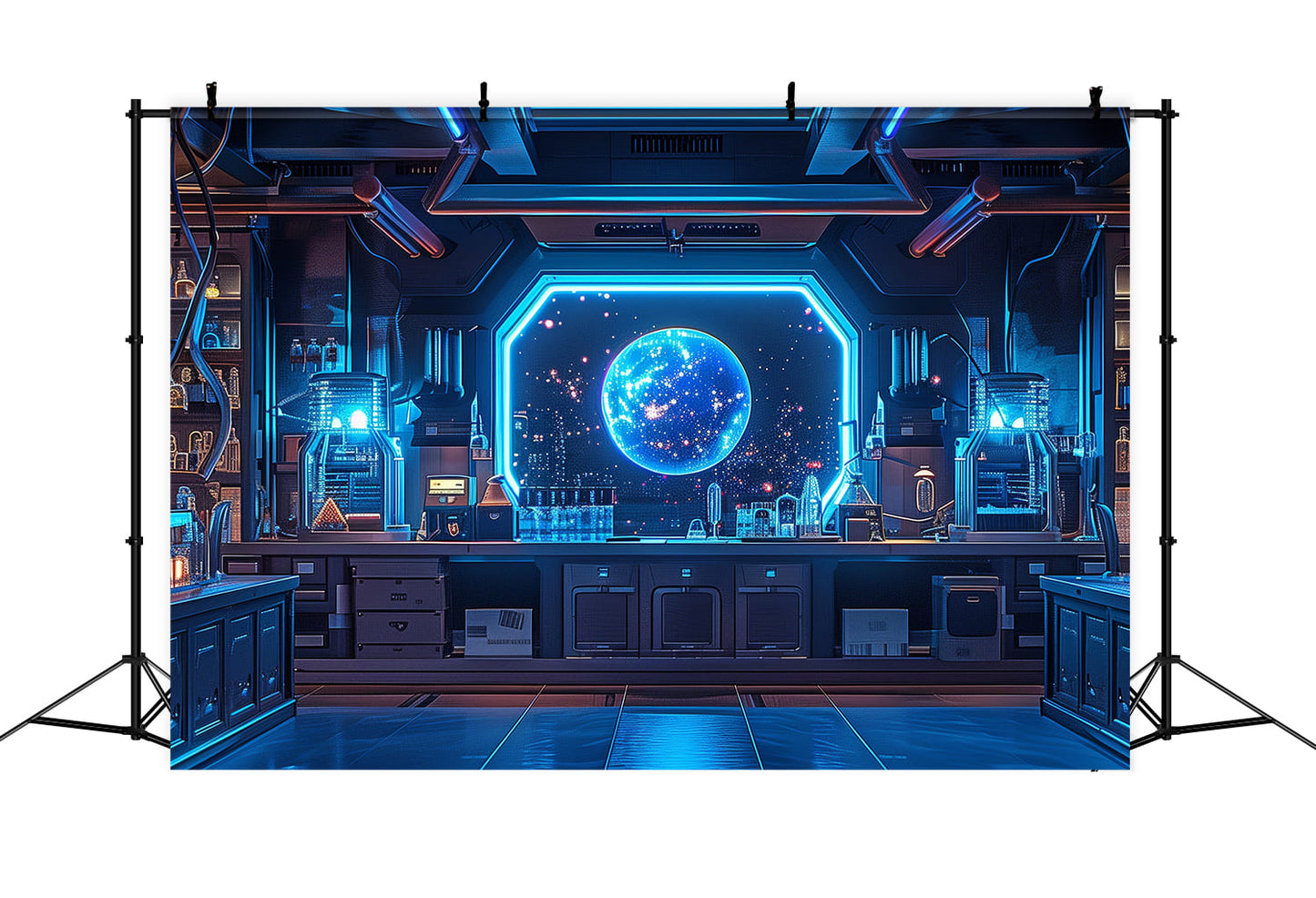 Science Laboratory Back to School Backdrop DBD7-52 – Dbackdrop