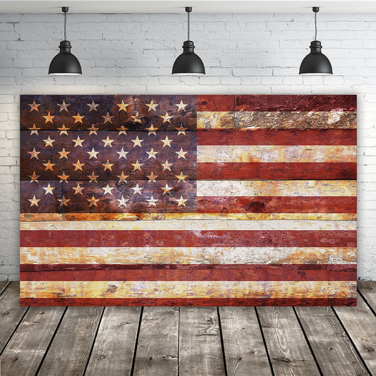 American Independence Day USA Flag Patriotic Backdrop GA-16