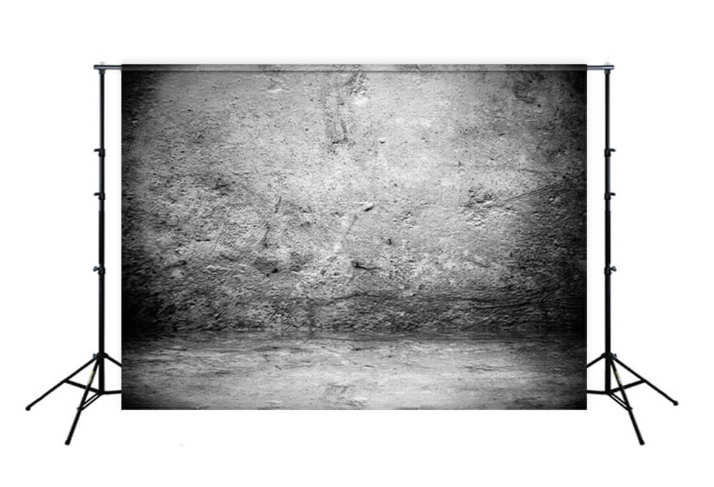 Grunge Concrete Wall Dark Abstract Photo Backdrop GA-52