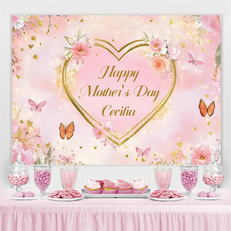 Mother's Day Backdrop Elegant Floral Charm Customized Backdrop GQ3-195