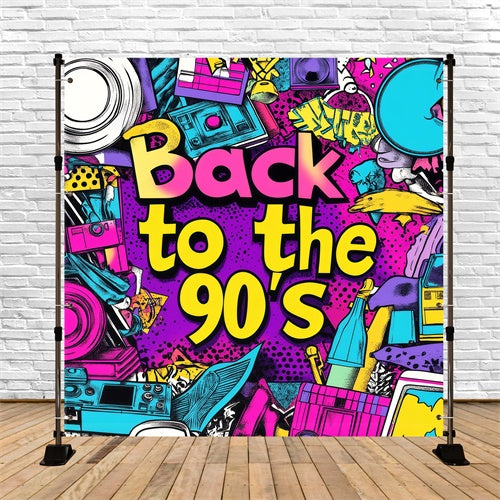 90s Backdrop Urban Vintage Graffiti Backdrop GQ4-351