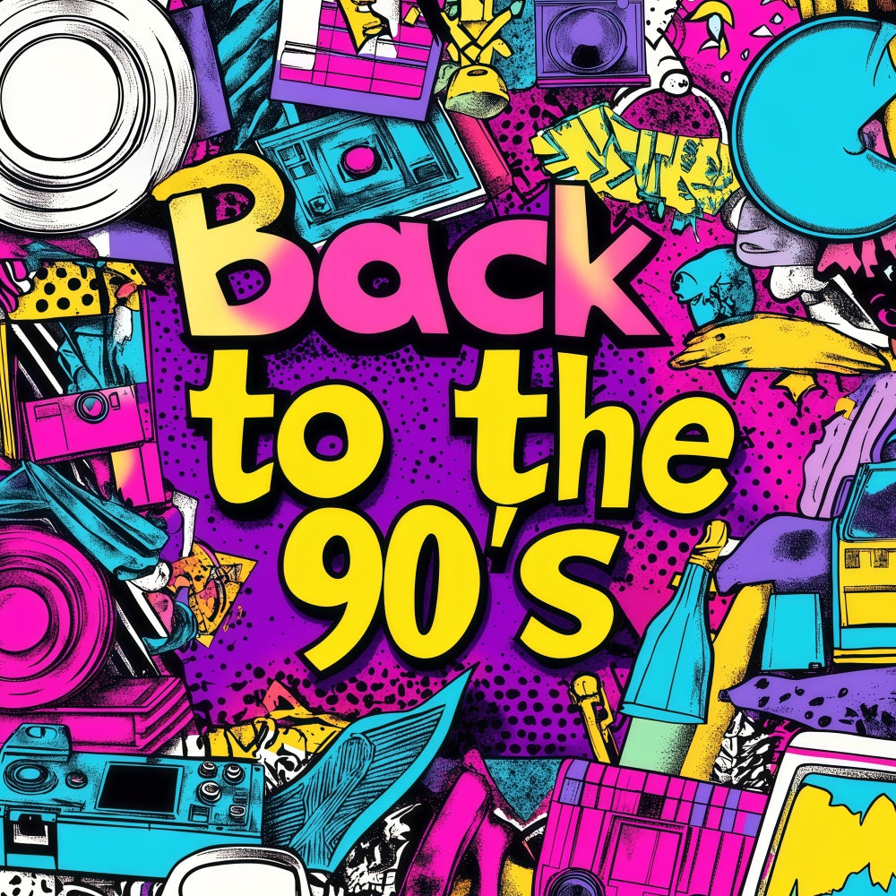 90s Backdrop Urban Vintage Graffiti Backdrop GQ4-351