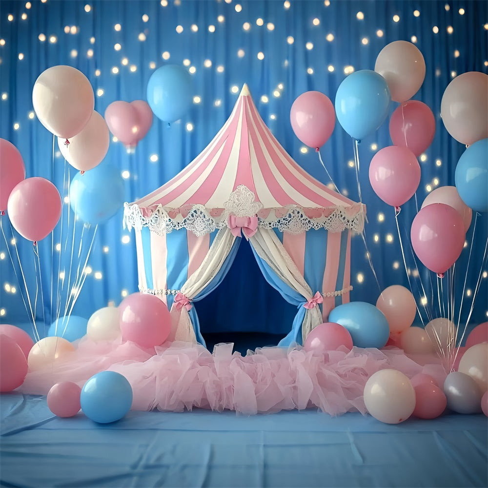 Carnival Backdrops Elegant Circus Tent Balloon Backdrop GQ5-126