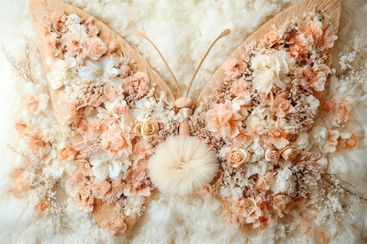 Butterfly Photo Backdrop Dreamy Petal Wings Kids Backdrop GQ5-151