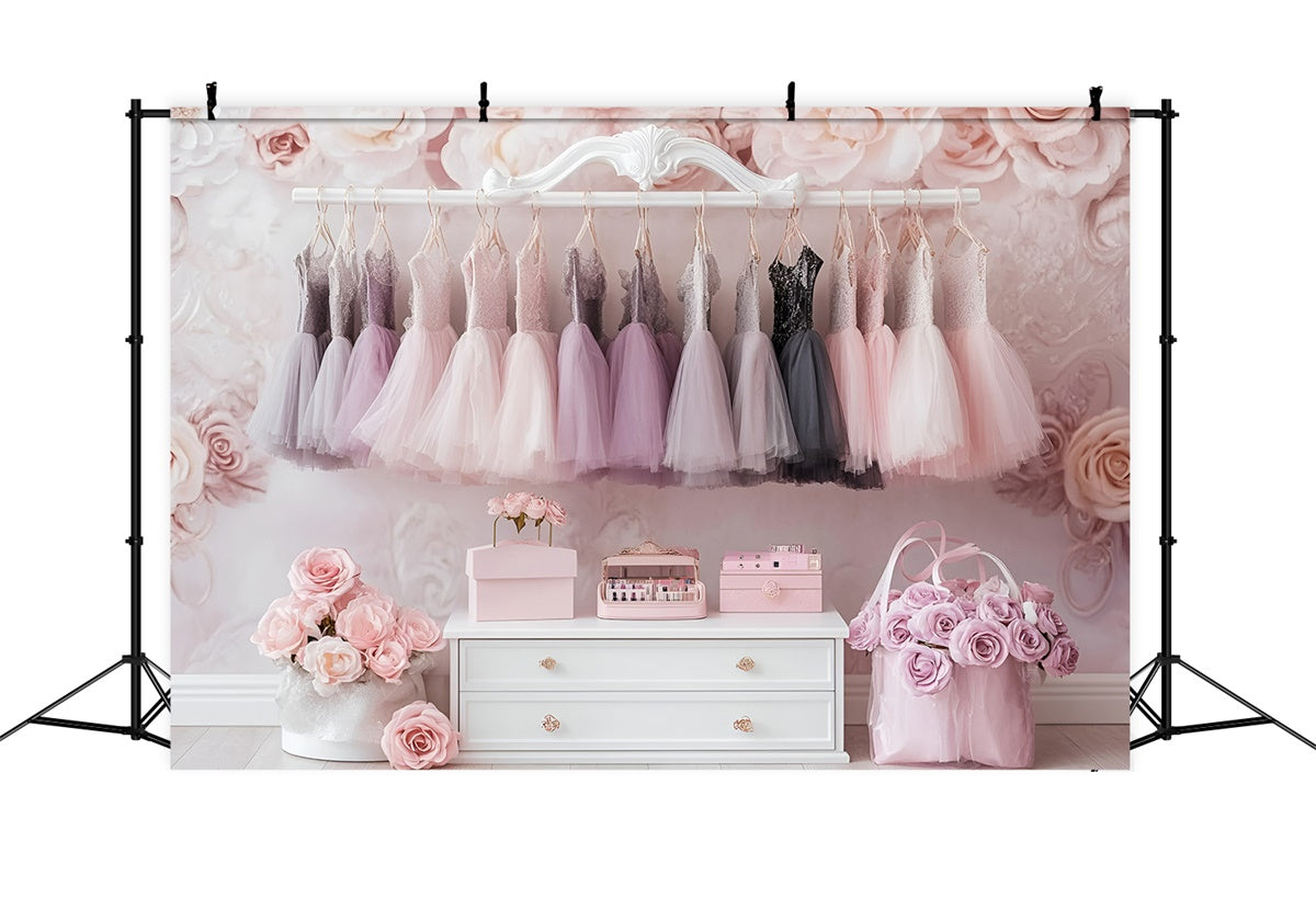 Photography Backdrops For Kids Ballet Closet Dreams Backdrop GQ5-168