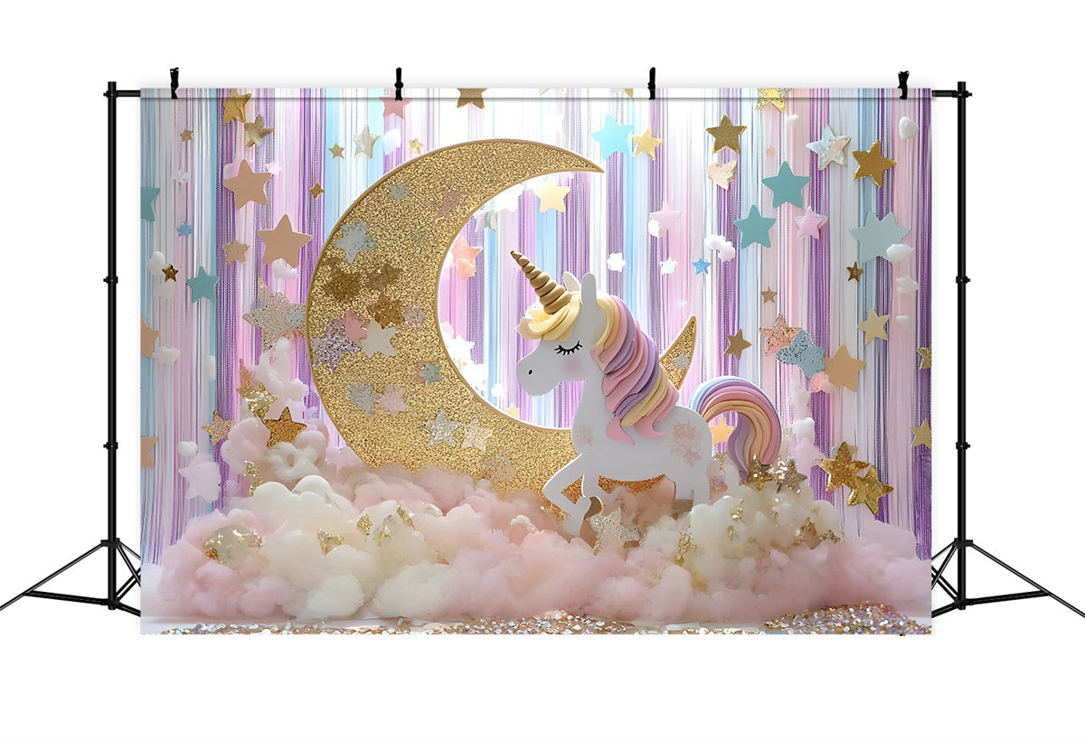 Stars Backdrop Stars Unicorn Fantasy Newborn Photo Backdrop GQ5-195