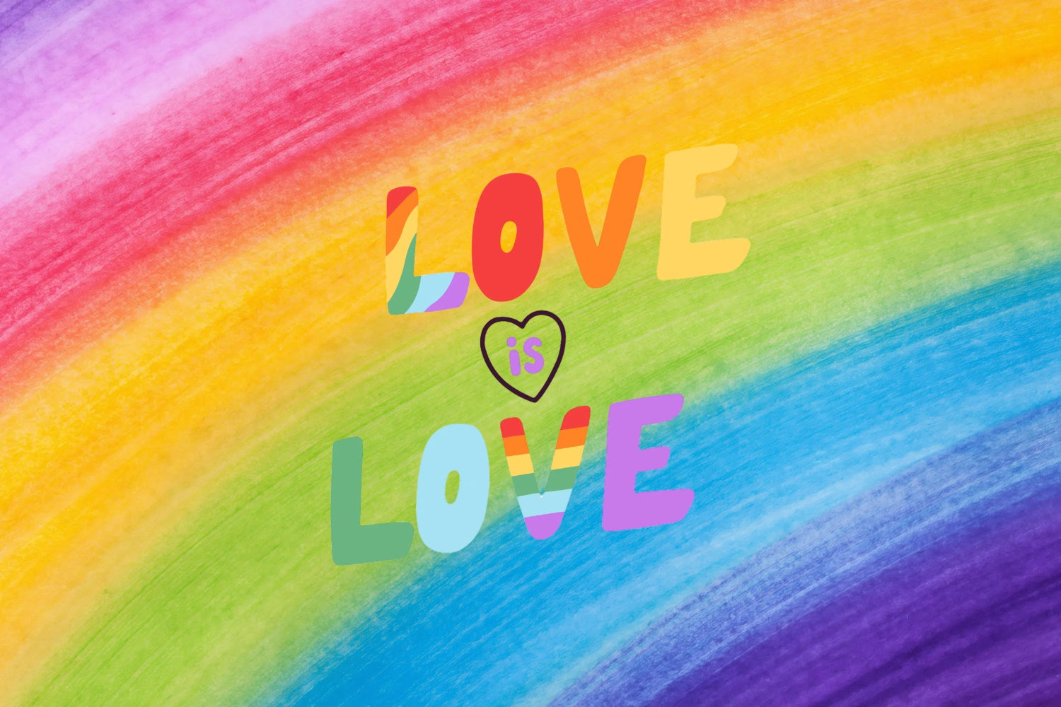 Pride Photo Backdrop Watercolor Pride Love Backdrop GQ5-232