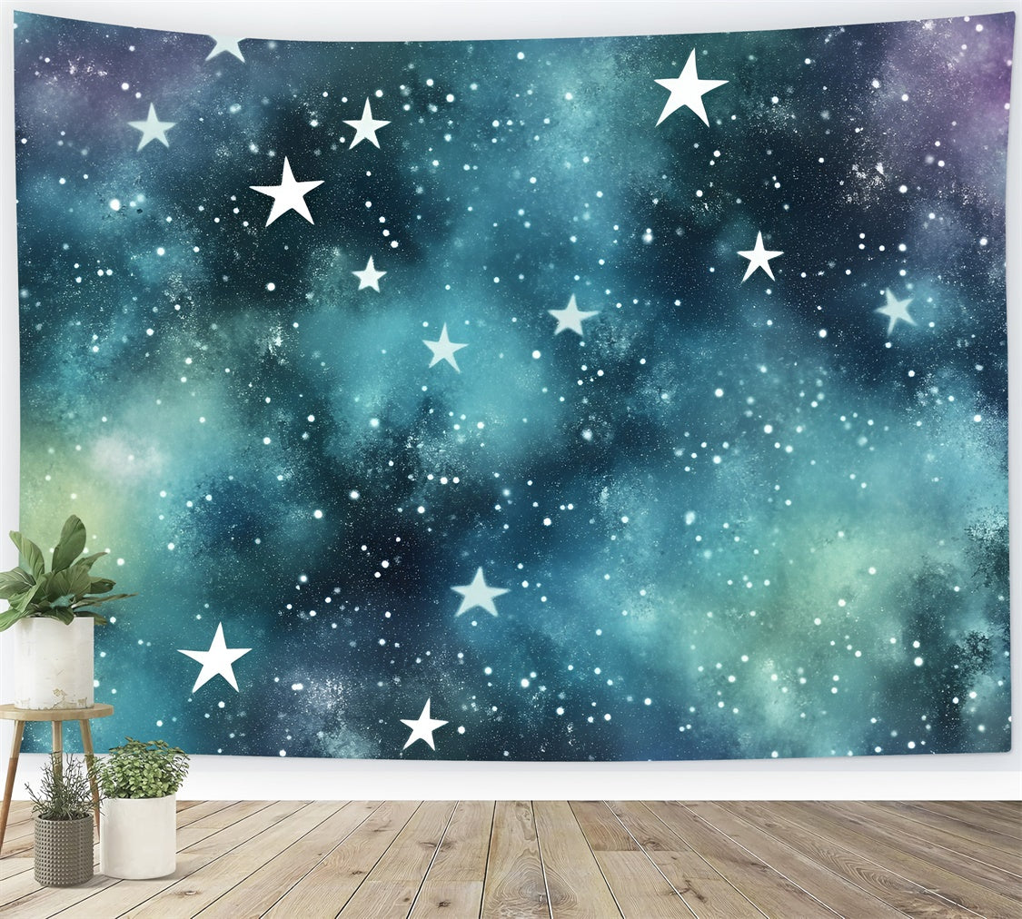 Starry Night Backdrop Mystic Galaxy Star Backdrop GQ5-54