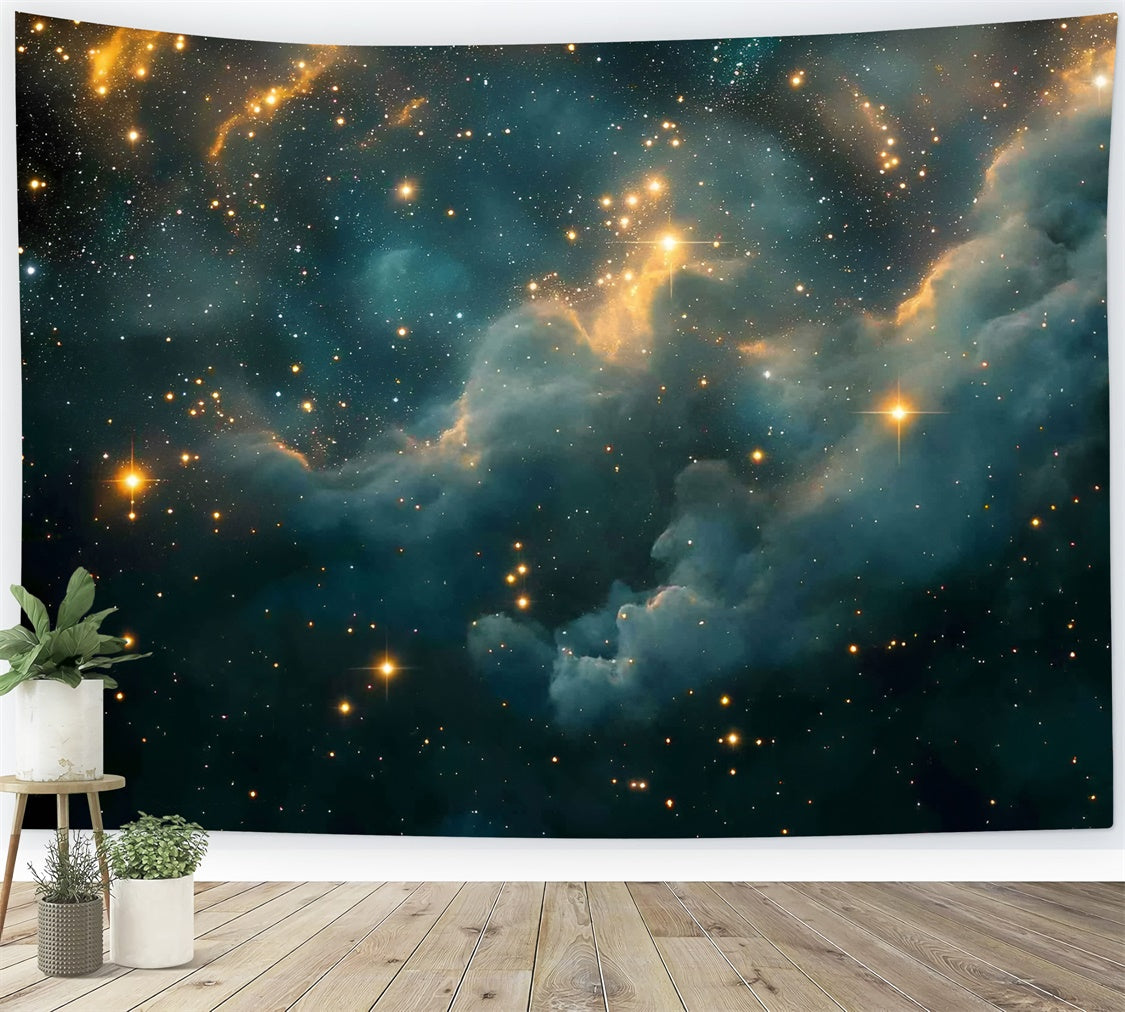 Starry Backdrop Galactic Sky Sparkle Glow Backdrop GQ5-67