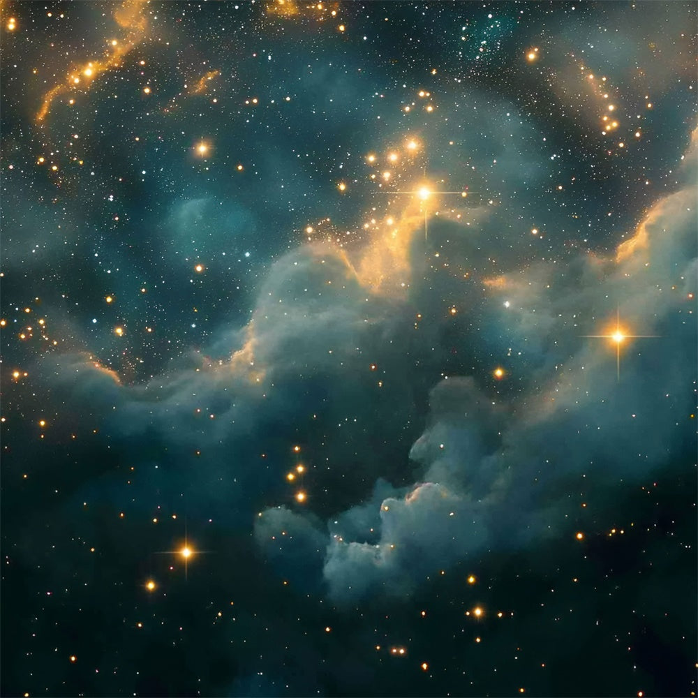 Starry Backdrop Galactic Sky Sparkle Glow Backdrop GQ5-67