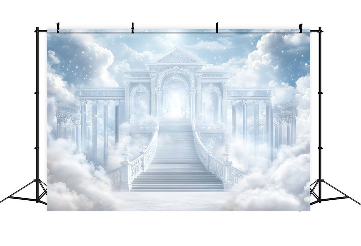 Cloudy Sky Backdrop Celestial Gate Dream Cloud Backdrop GQ57-112