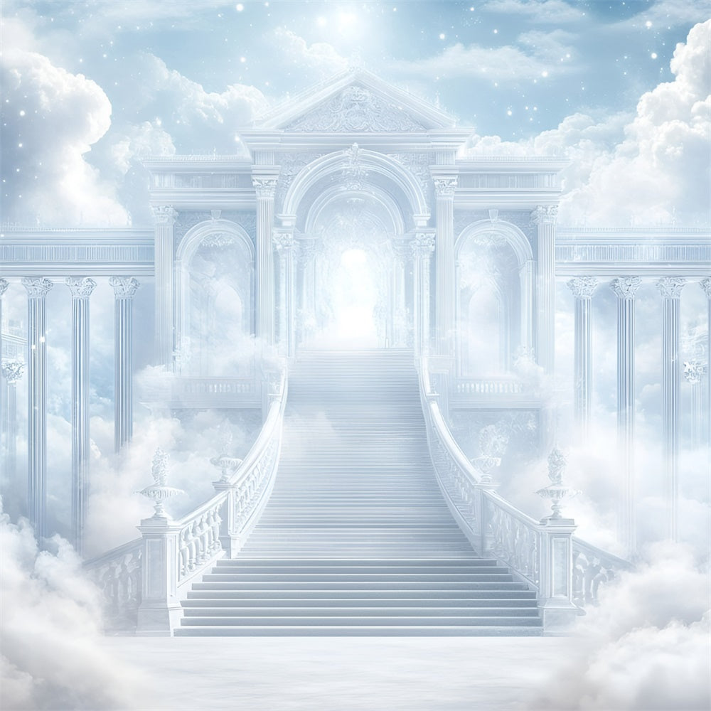 Cloudy Sky Backdrop Celestial Gate Dream Cloud Backdrop GQ57-112