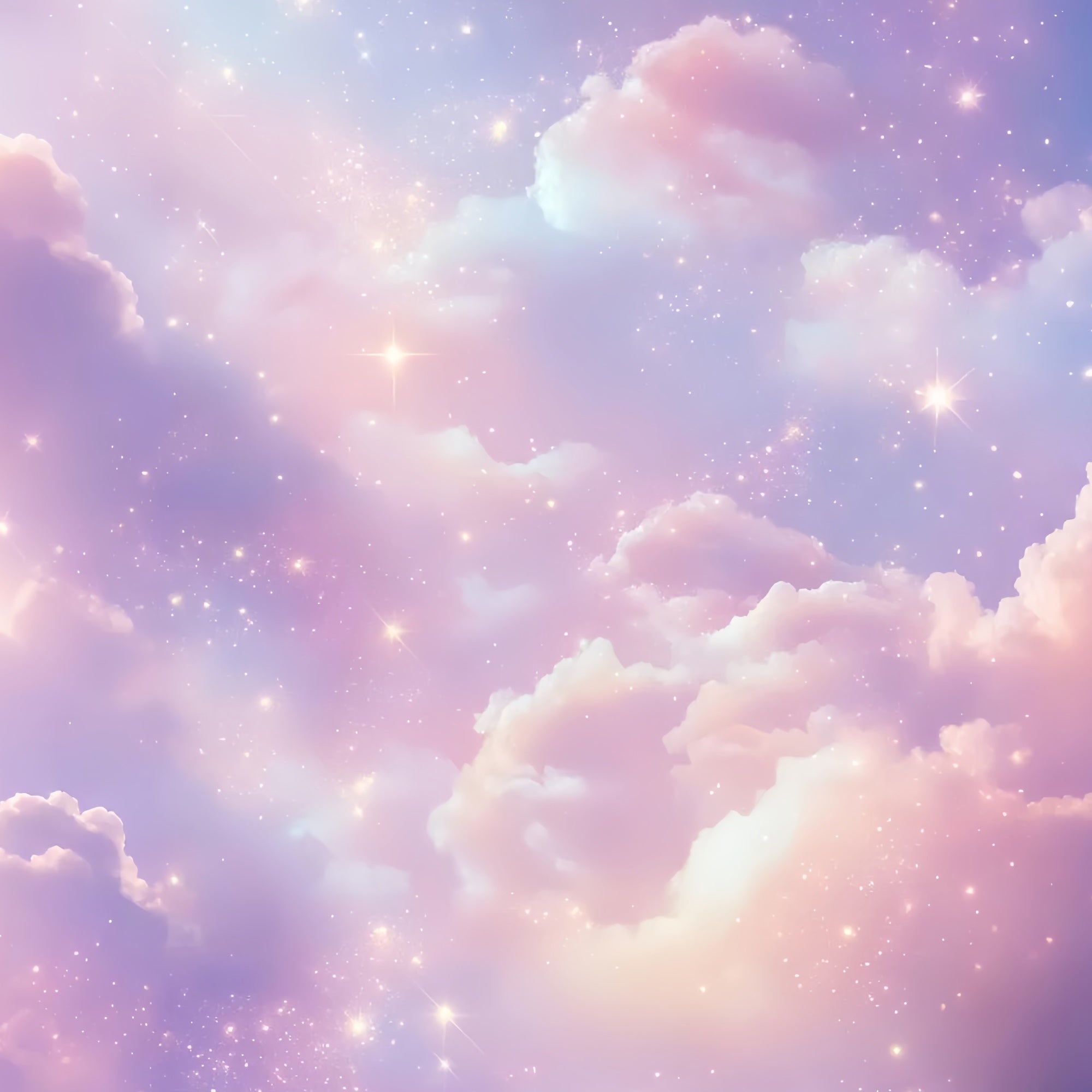Cloud Backdrops Lavender Dream Sparkle Sky Backdrop GQ57-116