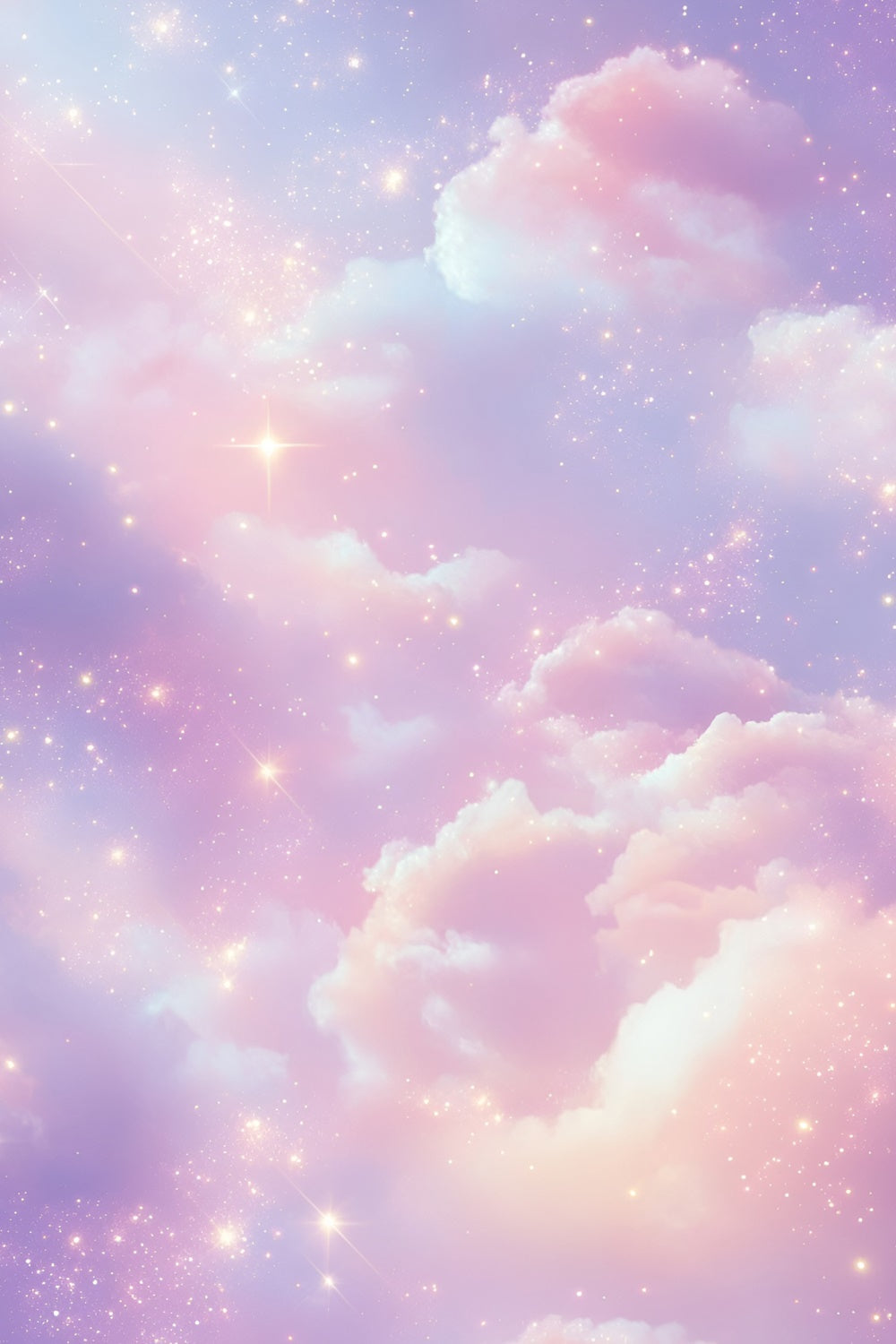 Cloud Backdrops Lavender Dream Sparkle Sky Backdrop GQ57-116