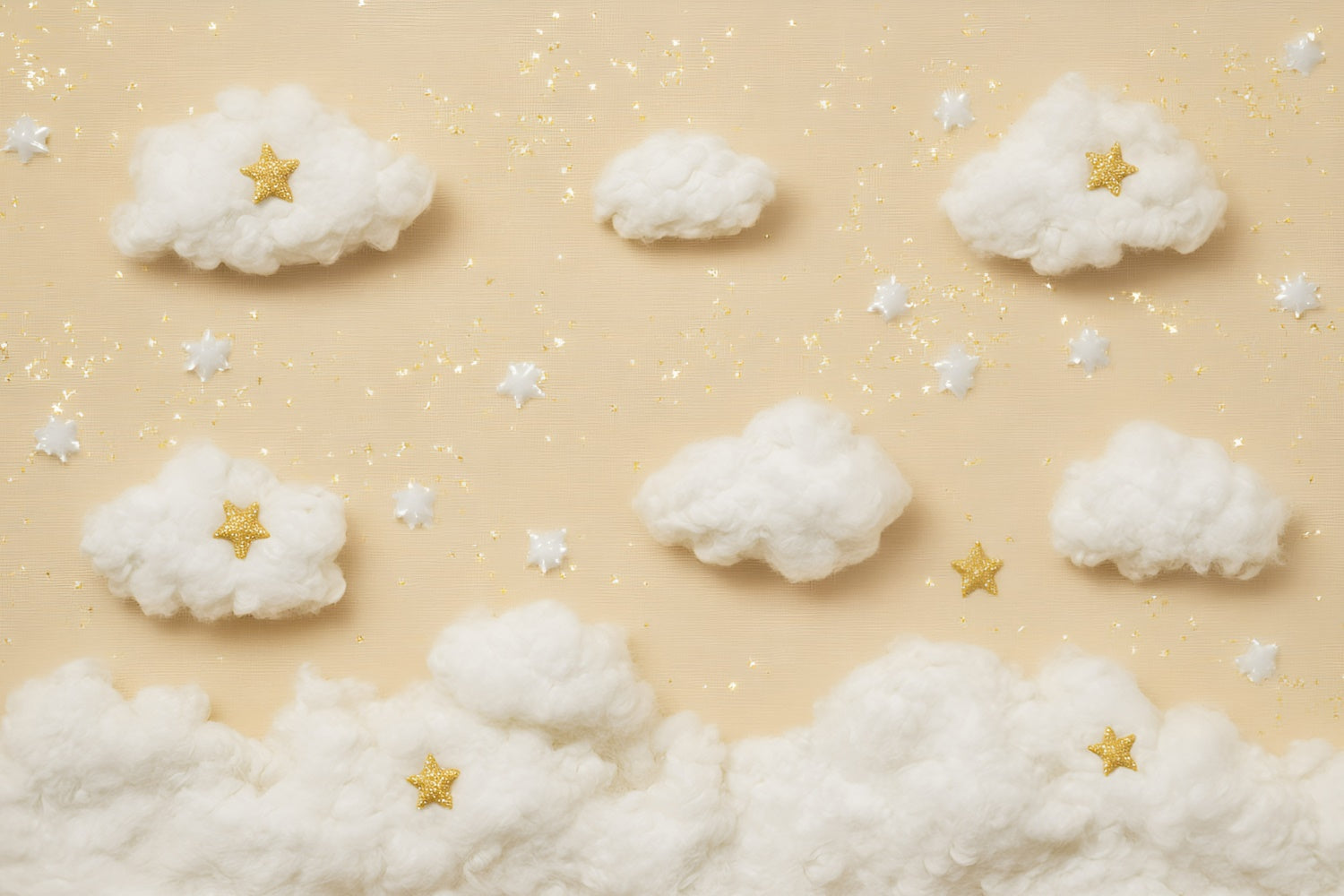 Clouds Photo Backdrop Sweet Star Cloud Backdrop GQ57-123