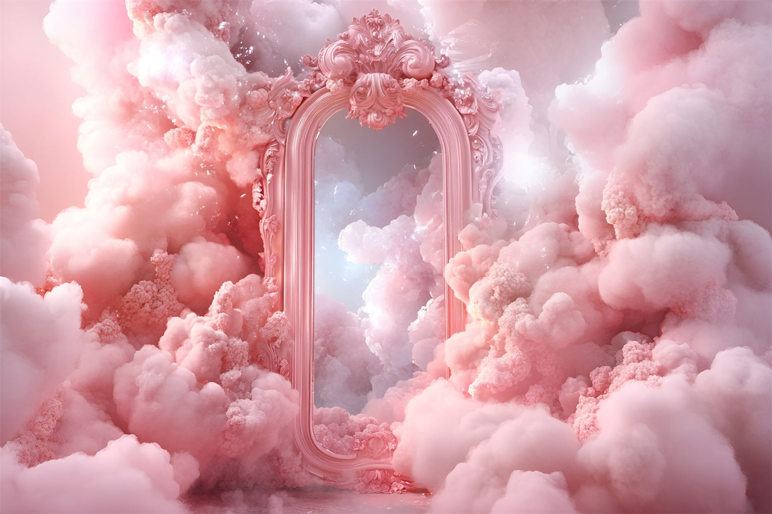 Clouds Backdrop Fantasy Cloud Baroque Mirror Backdrop GQ57-128