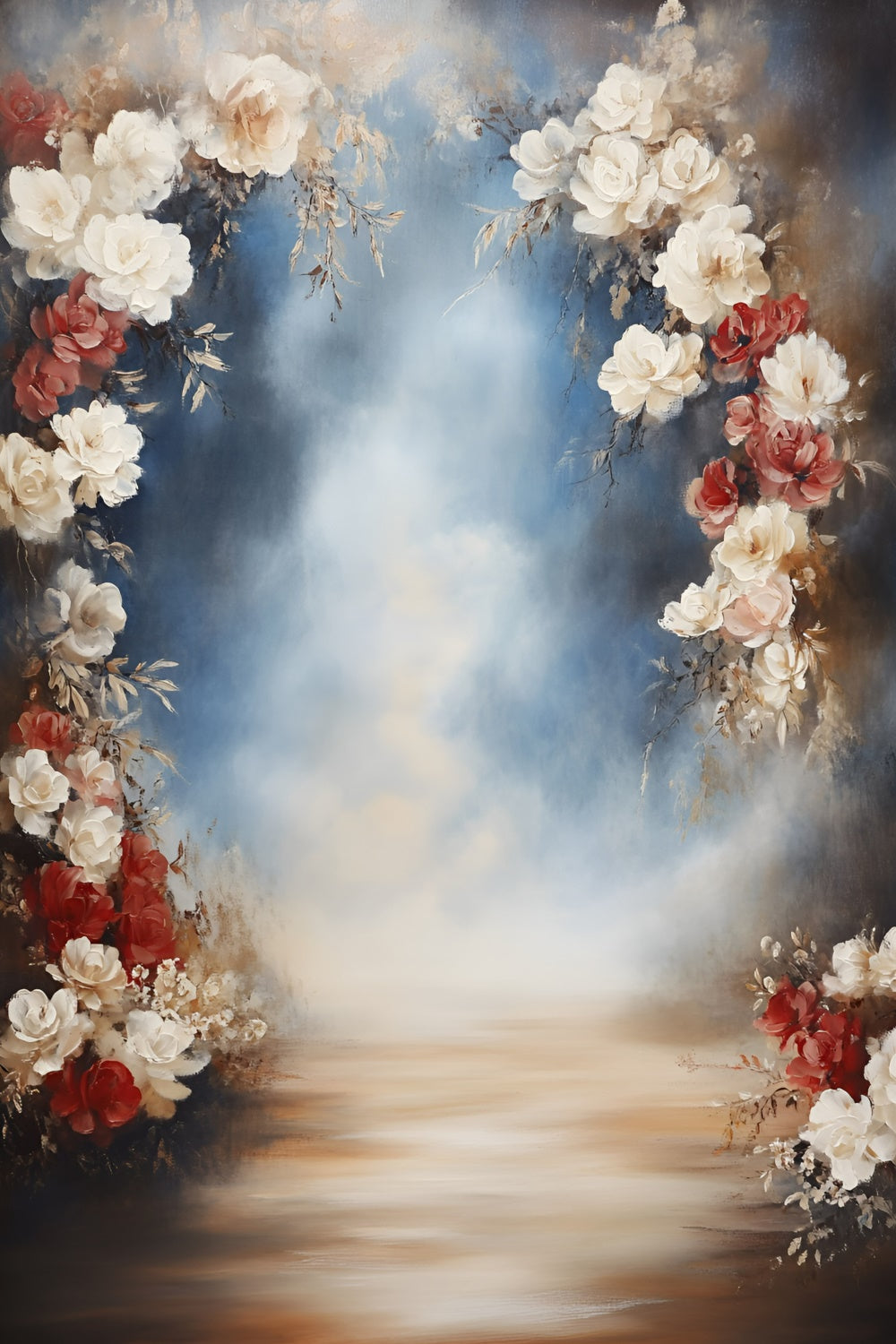 Painting Backdrops Rose Portal Best Photography Backdrops GQ57-192