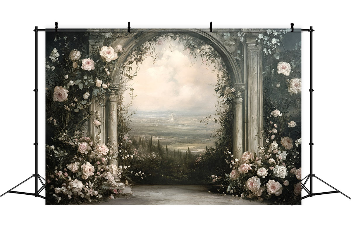 Artistic Backdrops Bloom Balcony Vista Cloth Backdrop GQ57-198