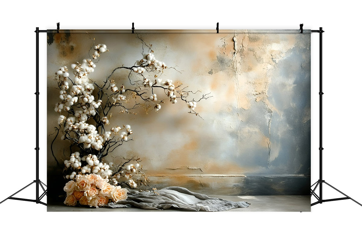 Fine Art Backdrop Cotton Blossom Serenity Cloth Backdrop GQ57-205