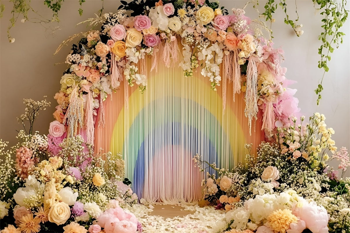 Bohemian Backdrop Pastel Festival Archway Backdrop GQ57-224