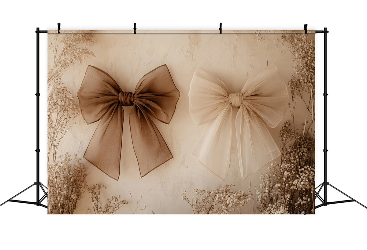 Boho Backdrop Photography Bow Charm Bloom Backdrop GQ57-230