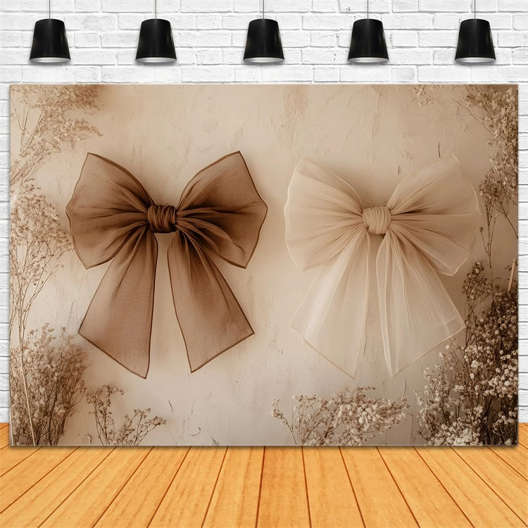 Boho Backdrop Photography Bow Charm Bloom Backdrop GQ57-230