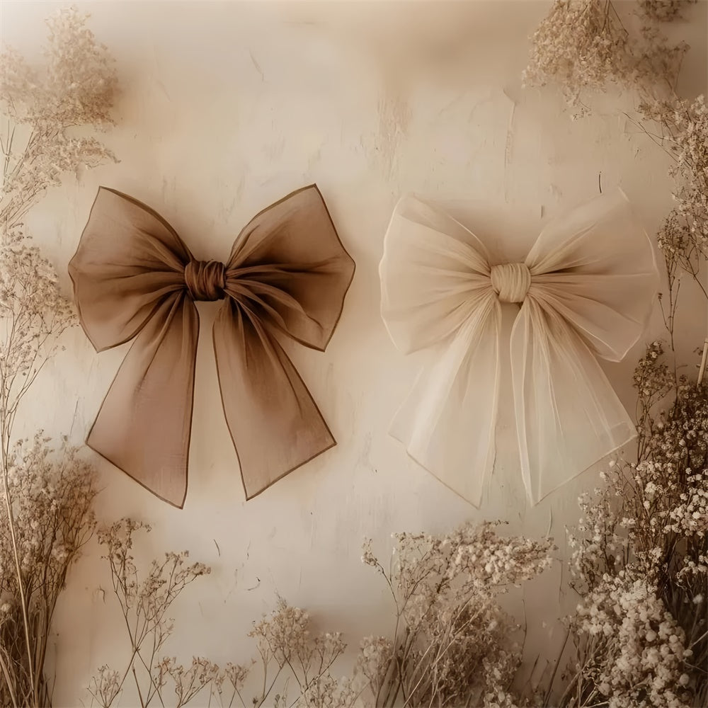Boho Backdrop Photography Bow Charm Bloom Backdrop GQ57-230