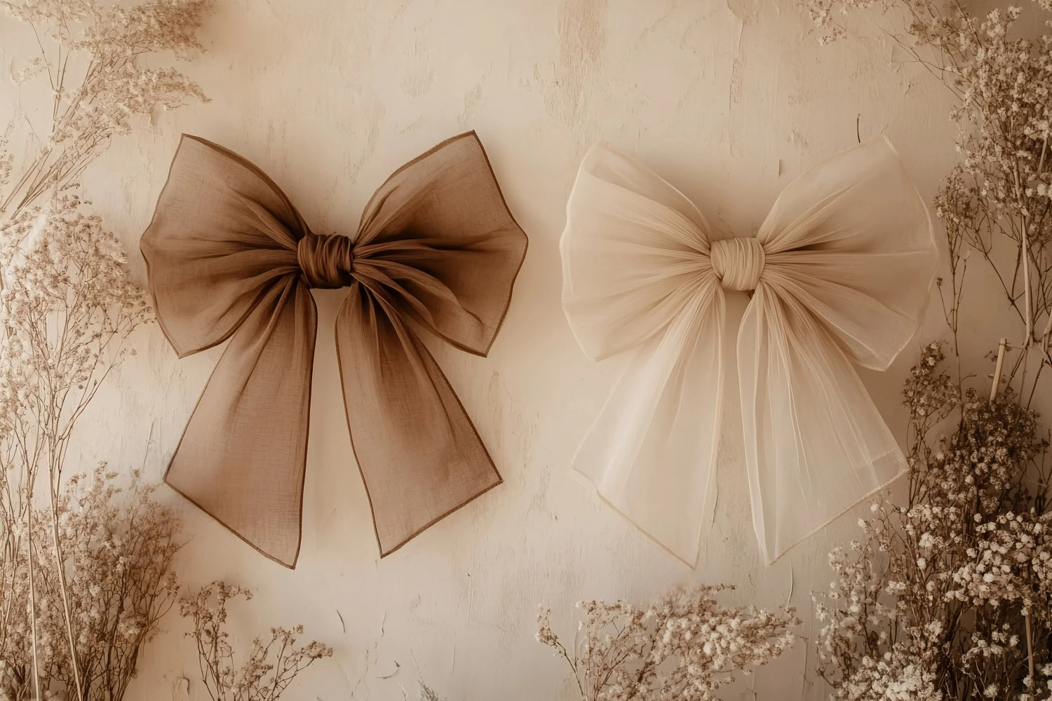 Boho Backdrop Photography Bow Charm Bloom Backdrop GQ57-230