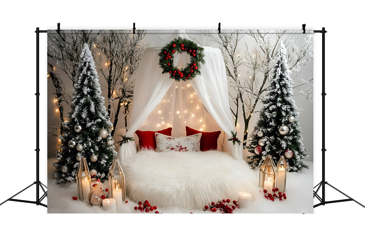 Christmas Backdrops For Photos Winter White Dreams Backdrop GQ57-41