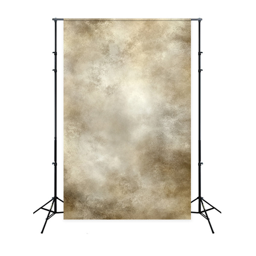 Cream Backdrop Warm Earthy Mottled Taupe Texture Studio Portrait Backdrop GQ58-102