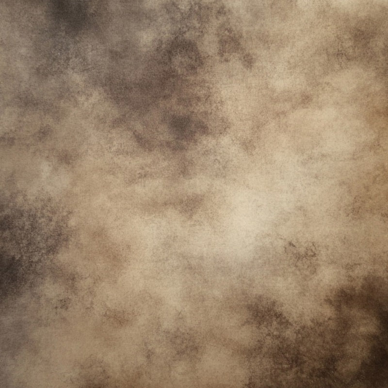 Cream Backdrop Deep Mocha and Sand Cloudy Pattern Photo Portrait Backdrop GQ58-103