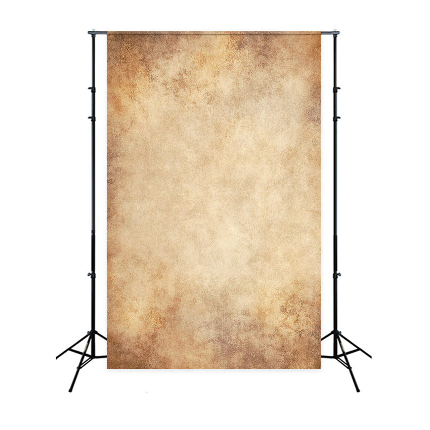 Cream Backdrop Vintage Warm Brown Textured Gradient Photography Portrait Background GQ58-104