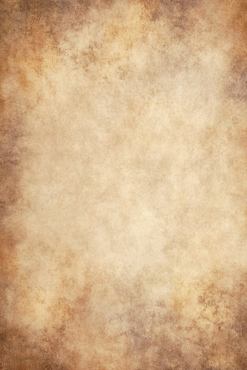 Cream Backdrop Vintage Warm Brown Textured Gradient Photography Portrait Background GQ58-104