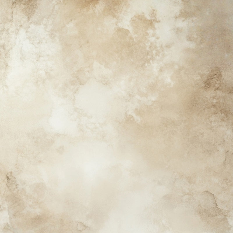 Cream Backdrop Soft Beige Cloudy Watercolor Texture Backdrop for Portraits GQ58-105
