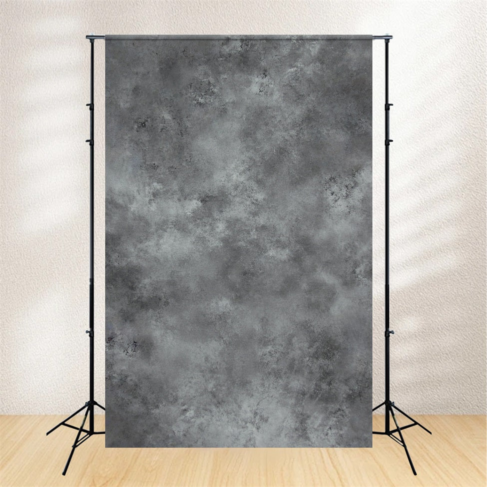 School Portrait Backdrop Dark Charcoal Marble Cloud Texture Portrait Backgrounds GQ58-106