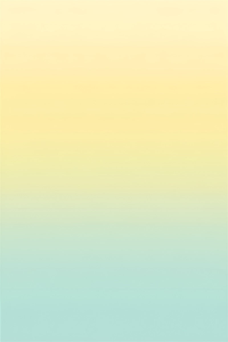 Gradient Backdrop Soft Yellow to Aqua Pastel Gradient Professional Portrait Background GQ58-61