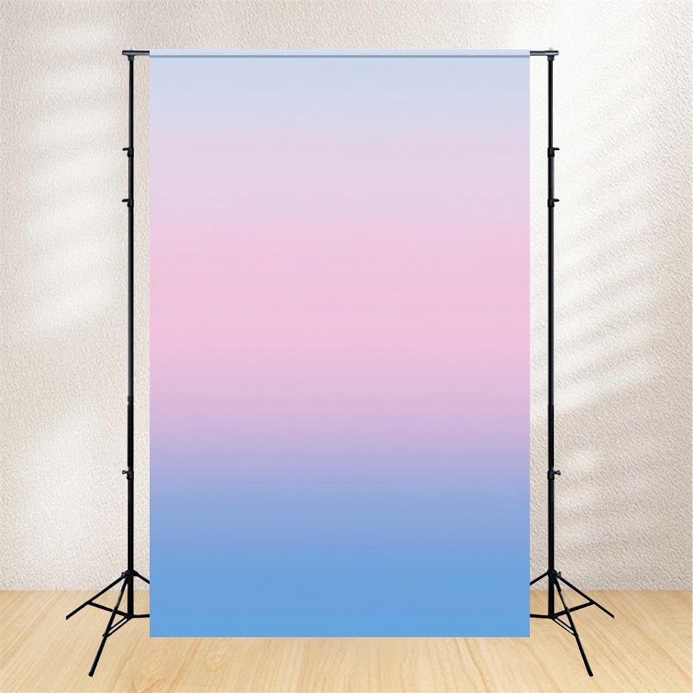 Gradient Backdrop Pink to Blue Gentle Gradient Fade Portrait Photo Background GQ58-63