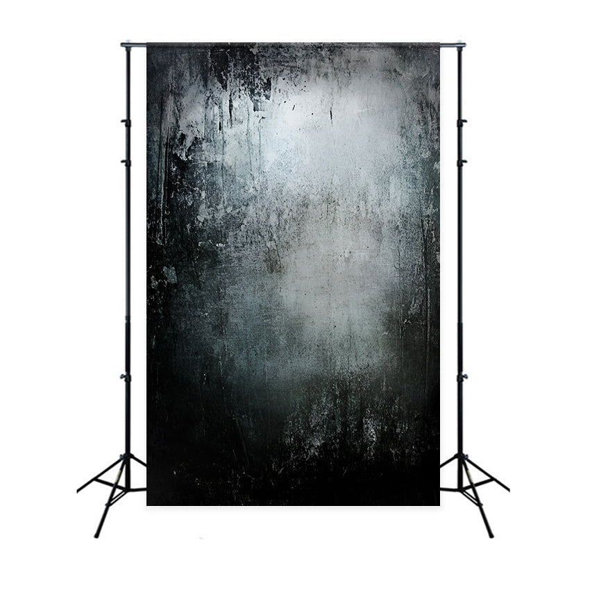 Dark Backdrop Weathered Steel Texture with Grunge Marks Portrait Background Ideas GQ58-68