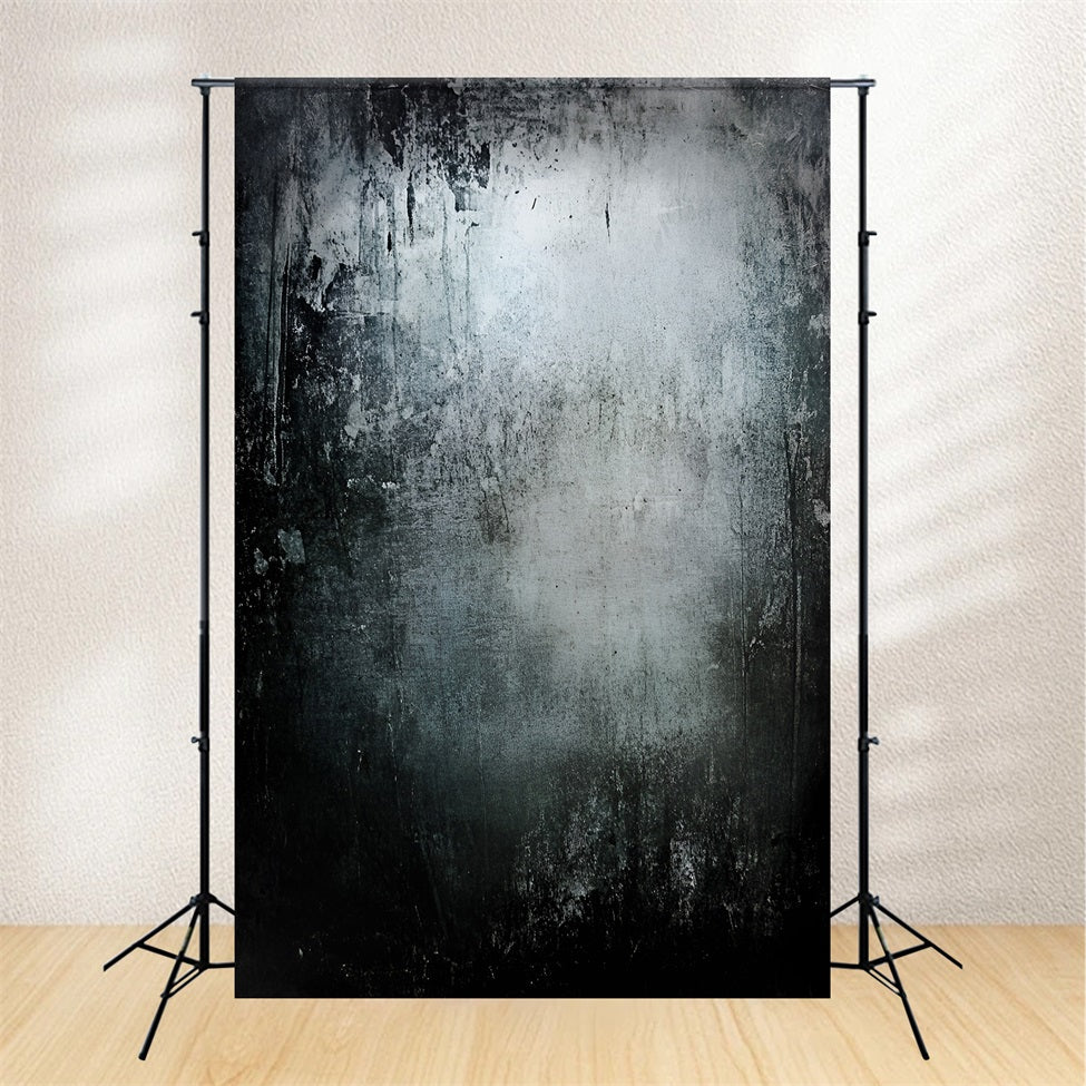 Dark Backdrop Weathered Steel Texture with Grunge Marks Portrait Background Ideas GQ58-68