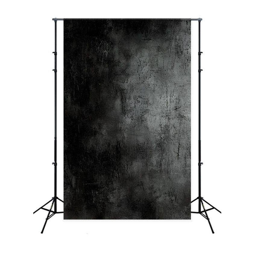 Dark Backdrop Dark Charcoal Concrete with Subtle Texture Professional Portrait Backdrop GQ58-69