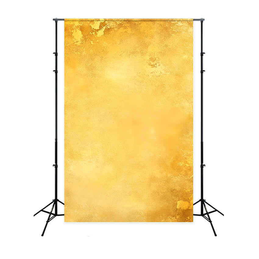 Yellow Backdrop Golden Vintage Textured Wall Background Portrait Photo Backdrop GQ58-72