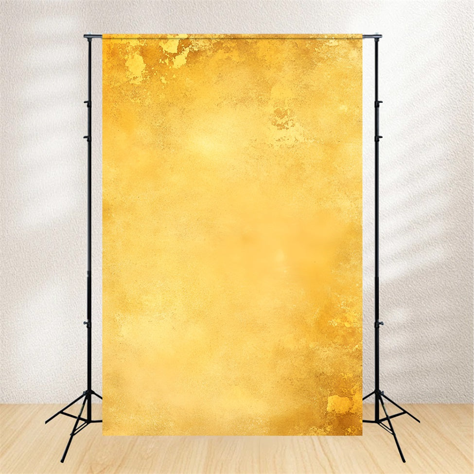 Yellow Backdrop Golden Vintage Textured Wall Background Portrait Photo Backdrop GQ58-72
